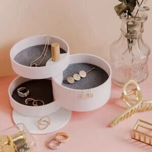 The 2 Bandits 3 Tiered Catchall Tray NIB Holds Jewelry Keys, Knickknacks New